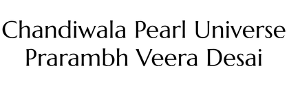 Chandiwala Pearl Universe Prarambh Veera Desai Logo